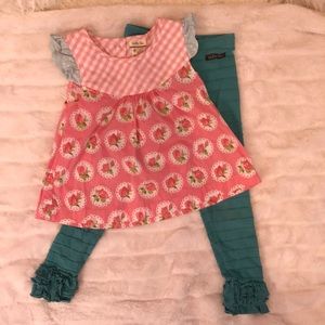 Matilda Jane matching set - shirt and leggings